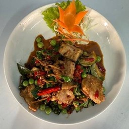 เนื้อปลากะพงผัดฉ่า