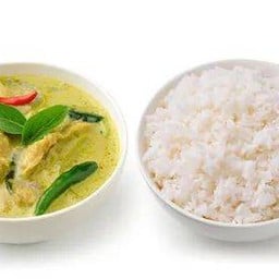 แกงเขียวหวานไก่ คู่ ข้าวหอมมะลิ