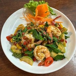 กุ้งผัดฉ่า