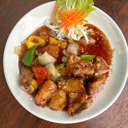 เนื้อปลากะพงสามรส