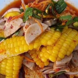ตำข้าวโพดหมูยอ