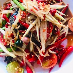 ตำกุ้งสด