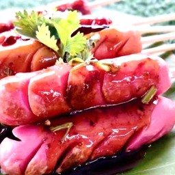 ไส้กรอกนมชมพู 3 ไม้