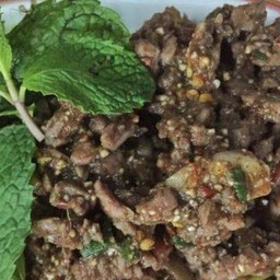 ลาบสุก เนื้อ