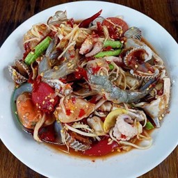 ตำทะเล ,กุ้ง หอยนางรม หอยแครง