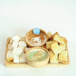 ขนมปังดูโอ้สังขยาสองสหาย Duo Bread 