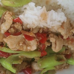 ข้าวพริกหยวกไก่