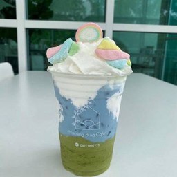 ทุ่งหญ้า ท้องฟ้า ก้อนเมฆ (เย็น)