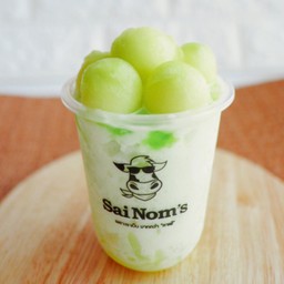 เมล่อนนมสดสมูทตี้ Melon Smoothie