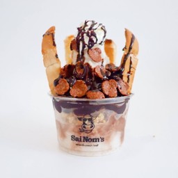 ปังโคตรโก้ Mini Chocolate Shaved Ice with Icy Bread 