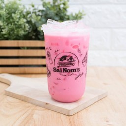 นมชมพู เย็น Iced Pink Milk 