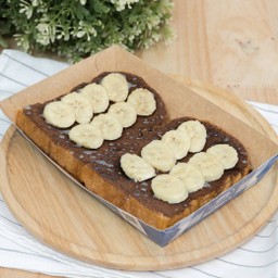 ปังปิ้งโอวัลตินกล้วย  (1คู่) Ovaltine & Banana Toast (1 pair)