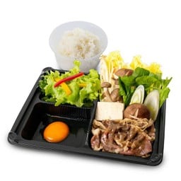 ชุดเซตสุกี้ยากี้เนื้อวากิว พร้อมทานสำหรับ 1 ท่าน
