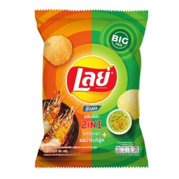 เลย์ รสกุ้งเผา+น้ำจิ้มซีฟู้ด (48 g)