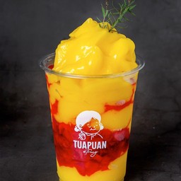 สมูทตี้มะม่วงน้ำดอกไม้ตัวป่วน