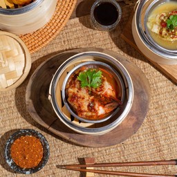 D4. กุ้งนึ่งหม่าล่า (2ชิ้น)