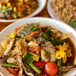 เกาเหลาทะเลรวมสดปลาร้าชุดเล็ก