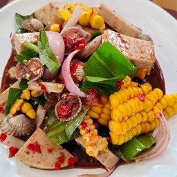 ยำหอยแครงปลาร้า