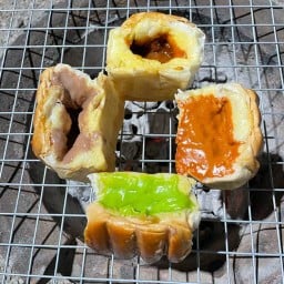 ชาหลังบ้าน&ขนมปัังปิ้ง