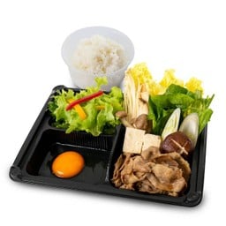 ชุดเซตสุกี้ยากี้หมูชีวา พร้อมทานสำหรับ 1 ท่าน