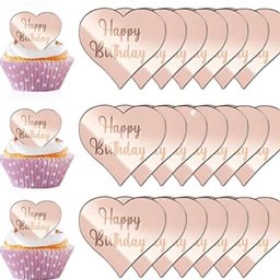 HBD หัวใจ กระจก # rose gold