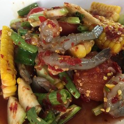 เกาเหลากุ้งสดปลาร้า