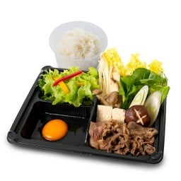 ชุดเซตสุกี้ยากี้เนื้อ US พร้อมทานสำหรับ 1 ท่าน