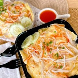 ข้าวไข่ข้นหน้าปูอัด+น้ำปลาพริก