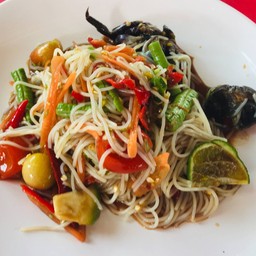 ตำซั่วปูปลาร้า