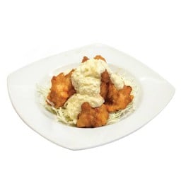 ไก่ทอดราดซอสนัมบัง (วาซาบิซอส)