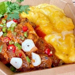 ข้าวไข่ข้น+กระป๋อง