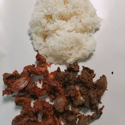 ข้าวห่อ กึ๋น+ตับ