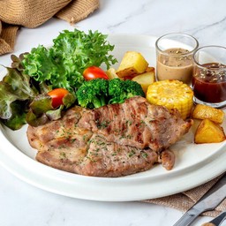 สเต็กสันคอหมู