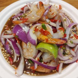 ยำกุ้งสุก