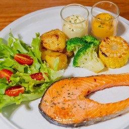 สเต๊กปลาแซลมอล