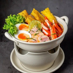 ก๋วยเตี๋ยวต้มยำปูอัดมินิแฮม