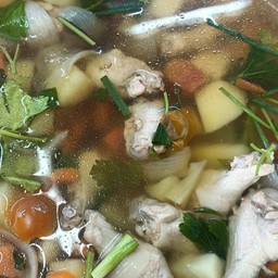 ต้มซุปน่องไก่