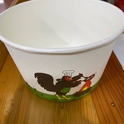 ชามกระดาษพร้อมช้อน