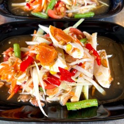 ตำไทยไข่เค็ม