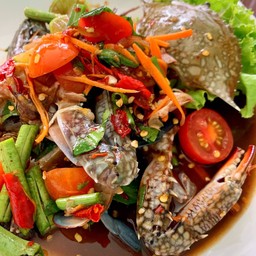 เหลาปูม้าสด หรือ ปูม้าสุก (ระบุได้ค่ะ)