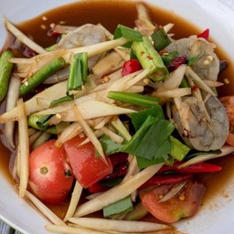 ตำกุ้งสด