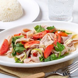 ยำหมูสะดุ้ง