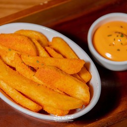 เฟรนฟรายปาปริก้าชีสดิป