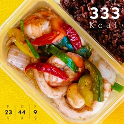 ทะเลผัดเม็ดมะม่วงฯ (333 Kcal)