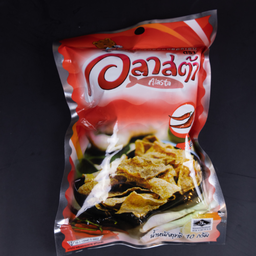 หนังปลาแซลมอน ต้มยำ  Crispy Salmon Skin Tomyum