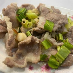 สันคอหมูลวกจิ้ม