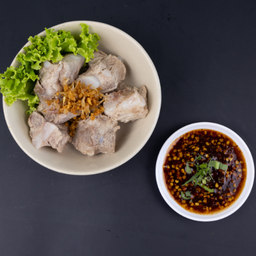 กระดูกอ่อนลวกจิ้ม  Boiled Pork Cartilage