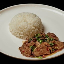 ข้าวกะเพราหมูสันใน