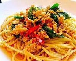 สปาเก็ตตี้ผัดกระเพรา