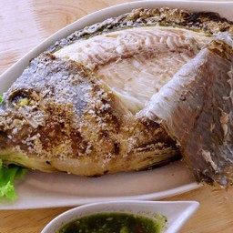 ปลานิลเผาเกลือ XL (ไม่มีชุดเมี่ยง)